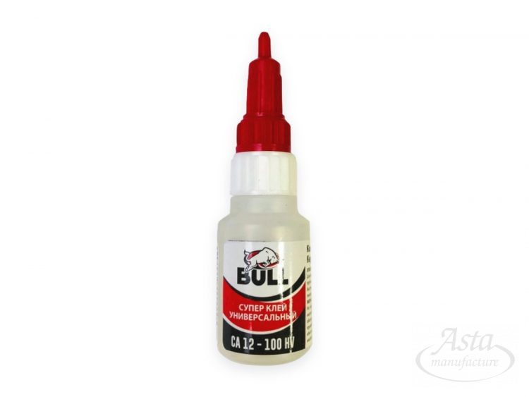 Клей цианакрилатный Bull CA12 100HV высокой вязкости (20 г) Клей цианакрилатный Bull CA12 100HV высокой вязкости (20 г)