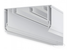 Профиль карнизный Alteza Gardina P-70 двухрядный, алюминий
